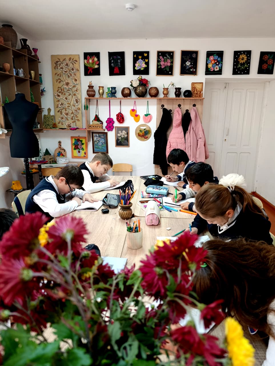 Осенний натюрморт с цветами &amp;quot;Дубки&amp;quot;.